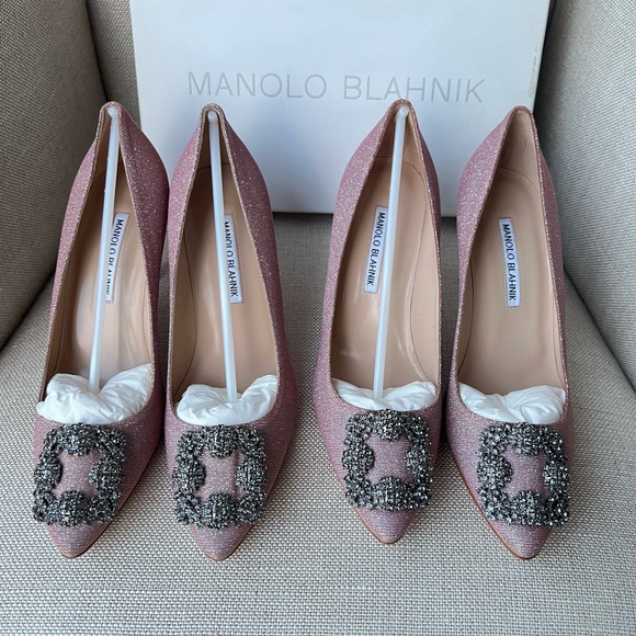 Authentic Brand New Manolo Blahnik Hangisi 70mm - Picture 10 of 10